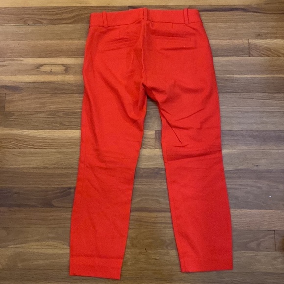 J. Crew Women’s Orange Trousers Size 0 Petite - Picture 6 of 6